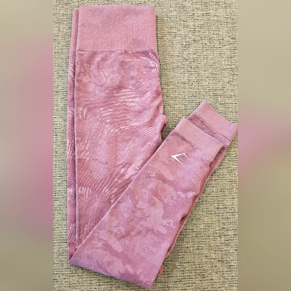 Gymshark pink camo leggings
